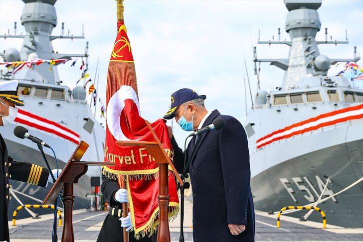 Milli Savunma Bakanı Akar, 2. Korvet Filotillası Komodorluğu Sancak Tevcih Töreni'nde konuştu: (2) G3