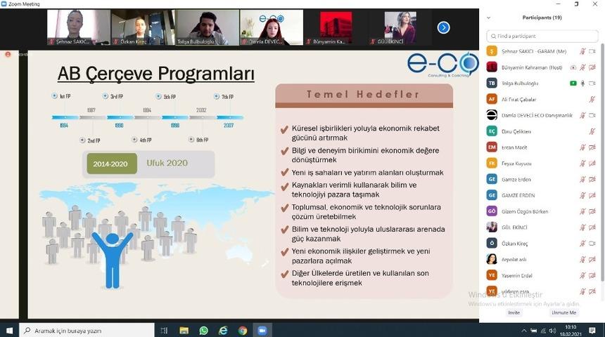 GAÜN araştırmacıları bilgi günü etkinliğinde buluştu