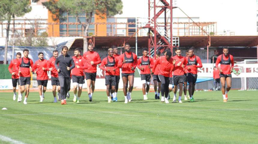 Hatayspor taktik çalıştı
