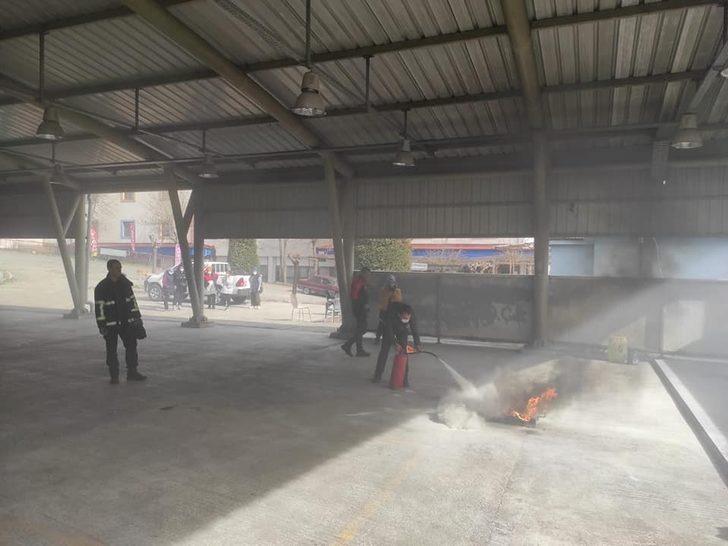 Bahçeşehir görevlileri yangın eğitimi aldı G4