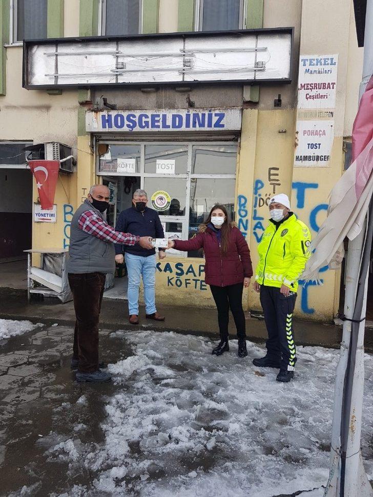 Sanayi esnafına maske dağıtıldı G4