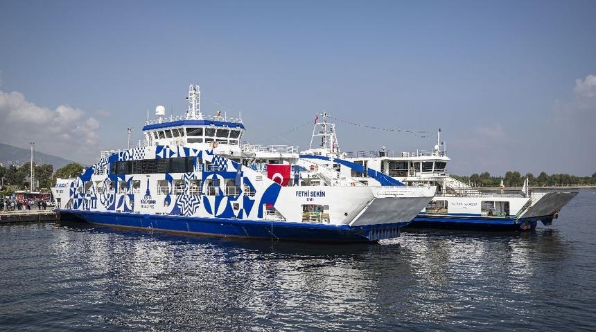 İZDENİZ&rsquo;de yeni d&uuml;zen feribot kullanımını artırdı