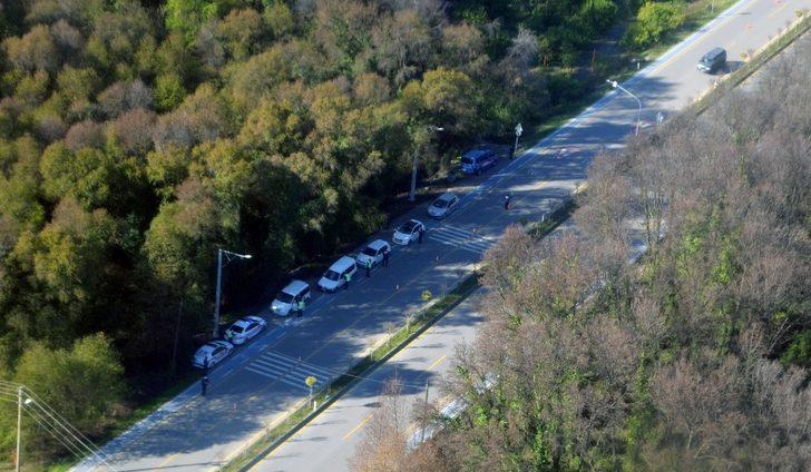 Jandarma Trafik ekipleri havadan denetledi G2