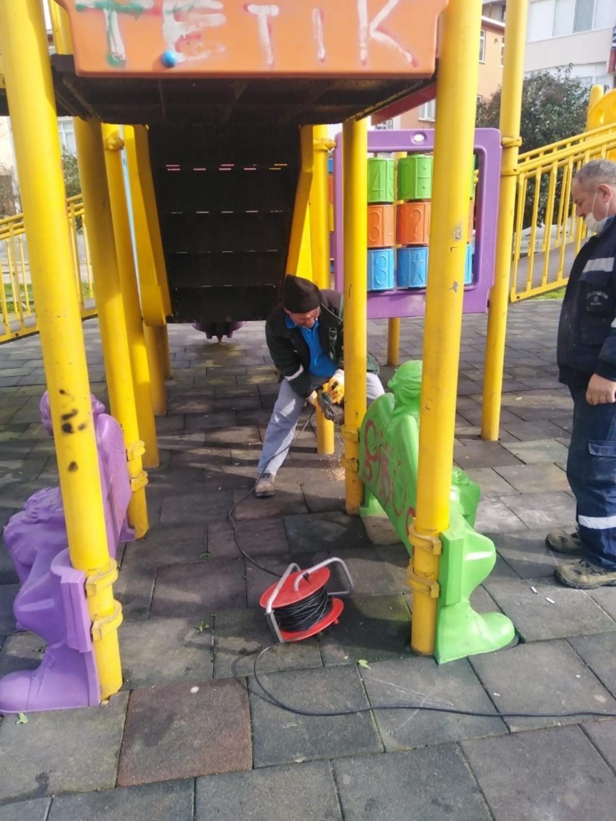 Gebze ve Darıca&rsquo;da parkların onarımı yapıldı