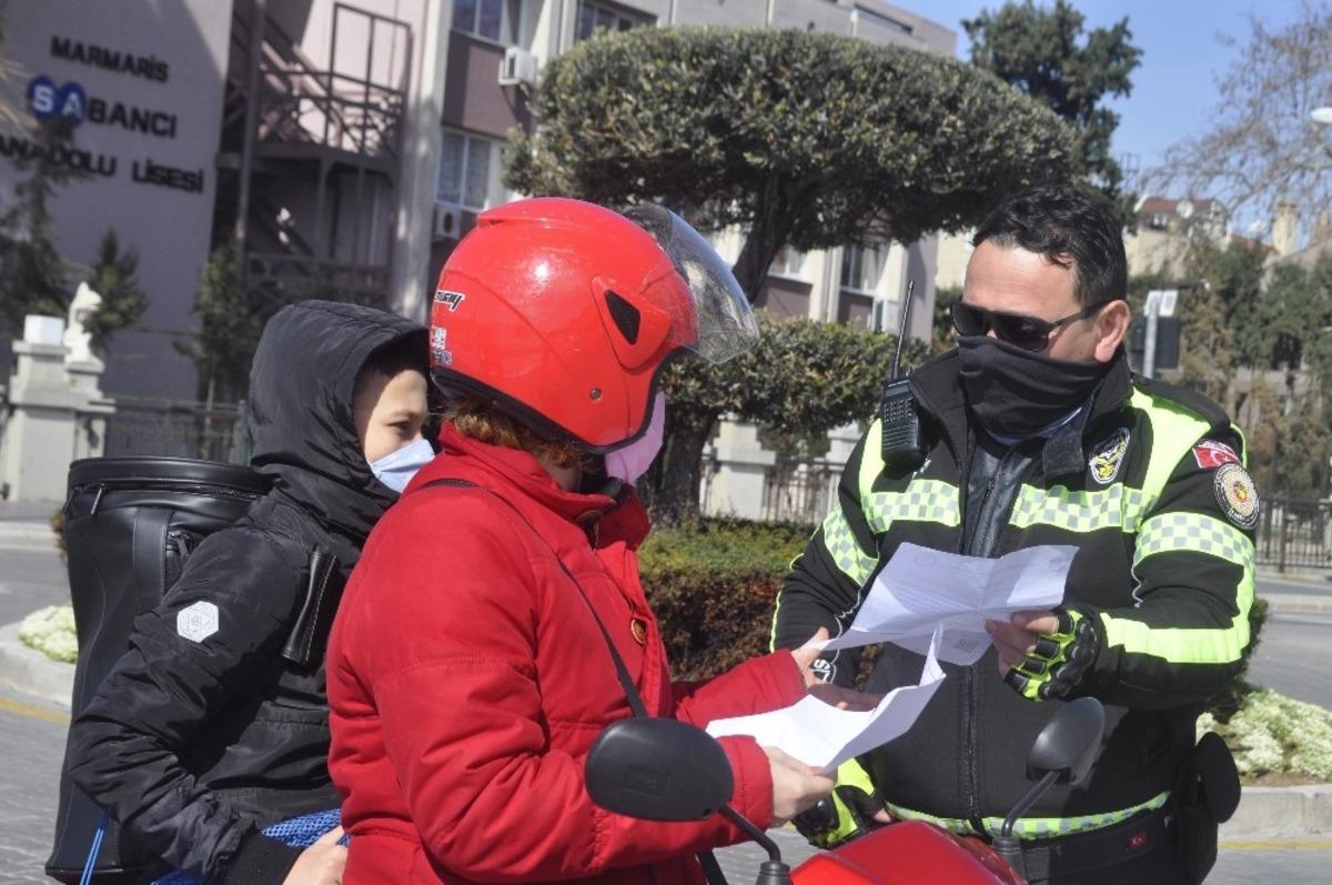 Marmaris&rsquo;te kısıtlama s&uuml;recinde denetimler devam ediyor