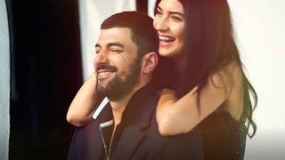 Tuba Büyüküstün ve Engin Akyürek'in eğlenceli anları