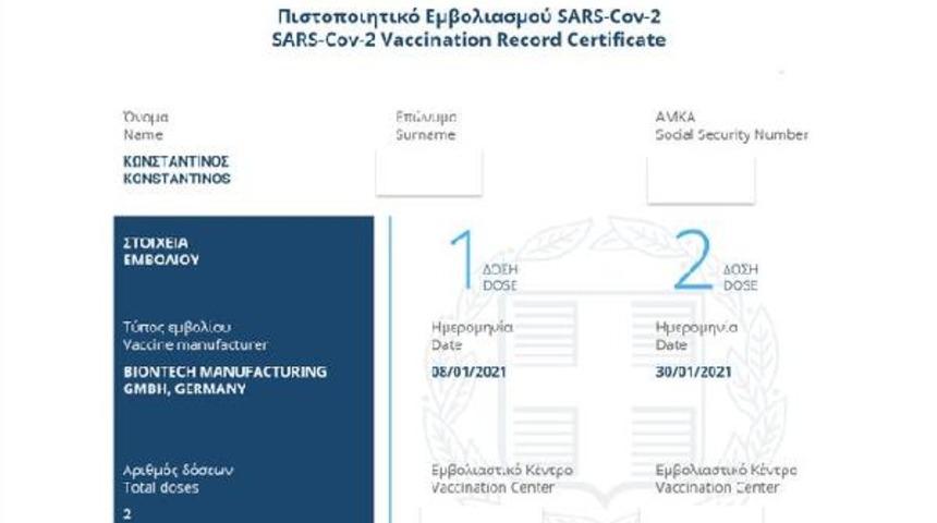 Yunanistan duyurdu! 'Aşı sertifikası' verilmeye başlandı