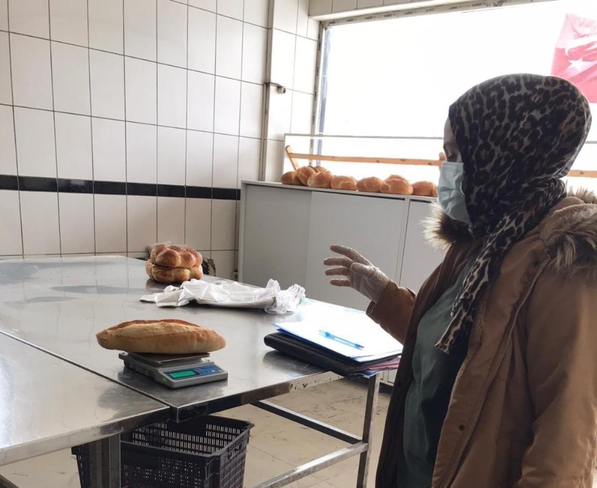 Amasya&rsquo;da ekmekler ağırlık denetiminden ge&ccedil;ti
