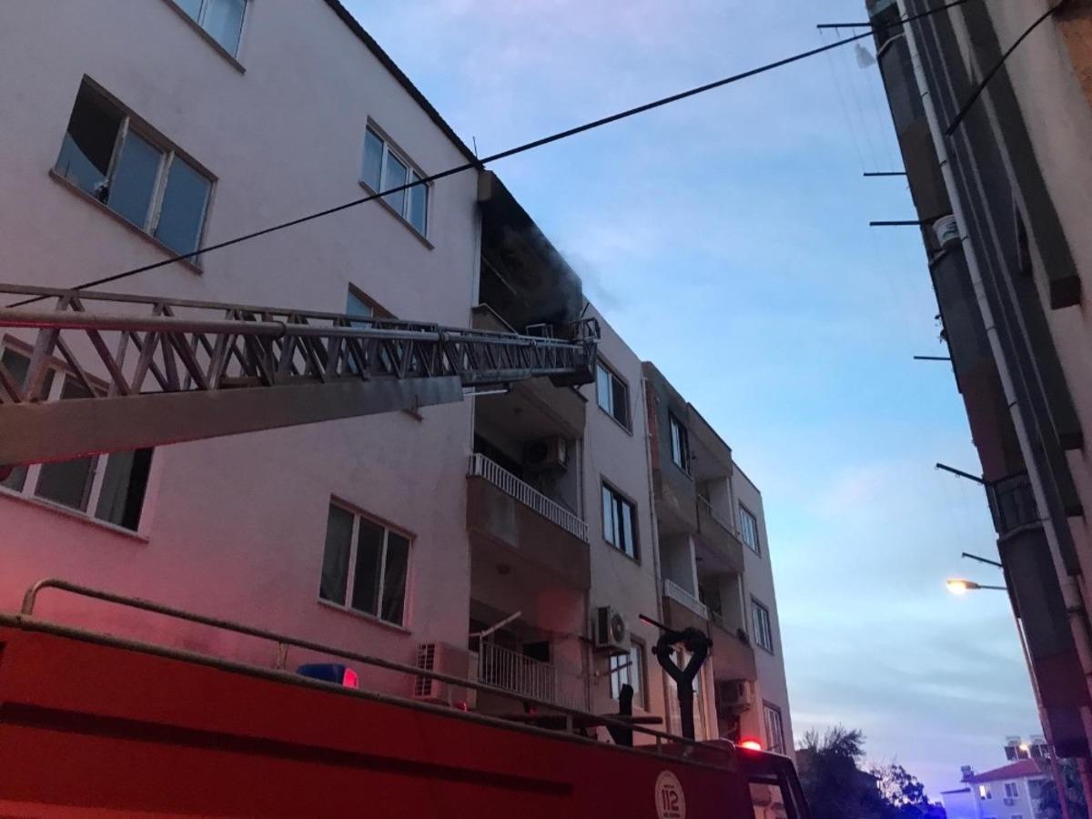 Dalaman&rsquo;da ev yangını: 1 &ouml;l&uuml;