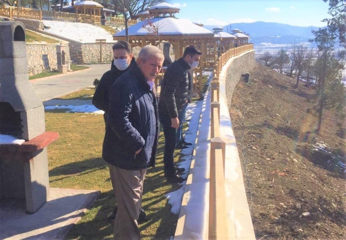 Başkan Sarı, Ser&ccedil;oban mesire alanındaki genişletme &ccedil;alışmasını inceledi