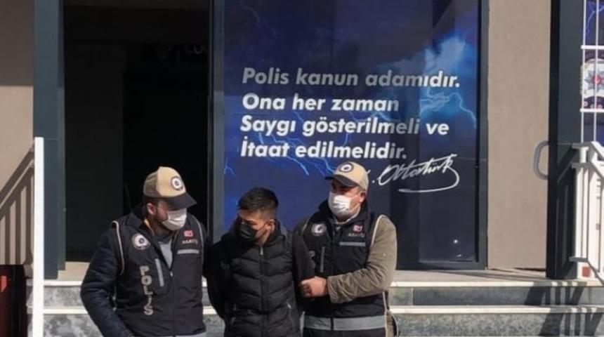 Azılı hırsız kovalamaca sonucu yakalandı