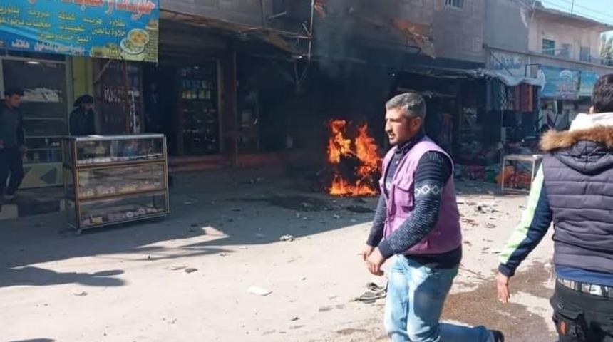 Suriye&rsquo;de bomba y&uuml;kl&uuml; motosiklet patladı: 3 &ouml;l&uuml;