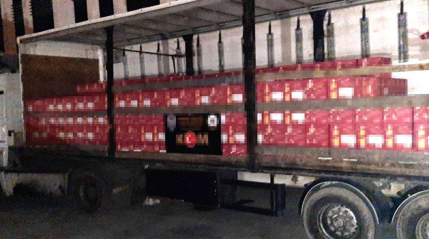 Kızıltepe'de 5 milyon lira değerinde kaçak içki ele geçirildi