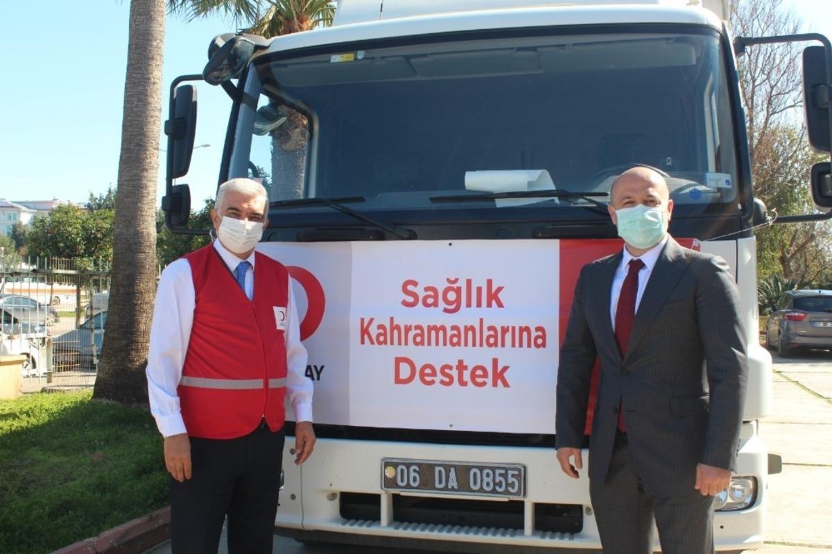 Kızılay&rsquo;dan sağlık kahramanlarına destek