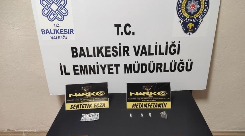 Balıkesir’de 7 şahsa uyuşturucu operasyonu
