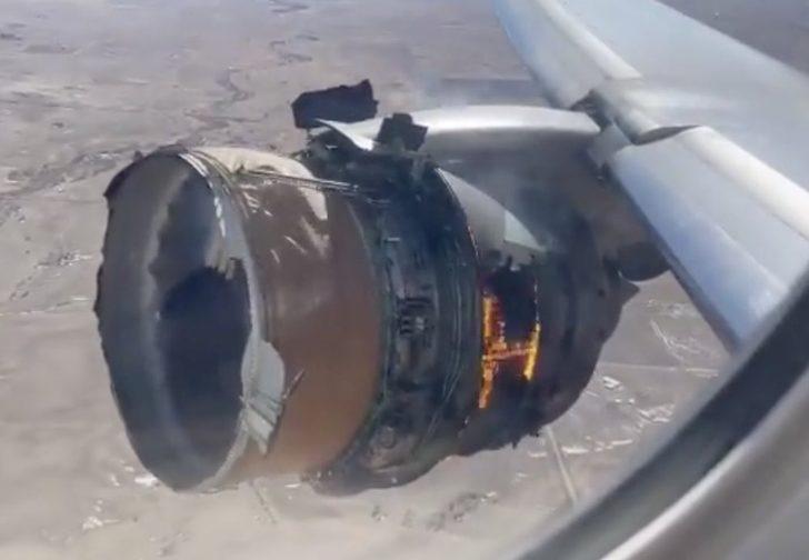 ABD’de yolcu uçağının motoru alev aldı G1