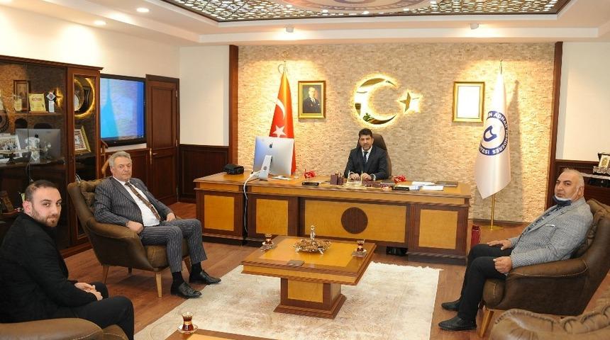 Son Başbakan Binali Yıldırım’ın Başdanışmanı Atılgan, Rektör Aldemir ile görüştü