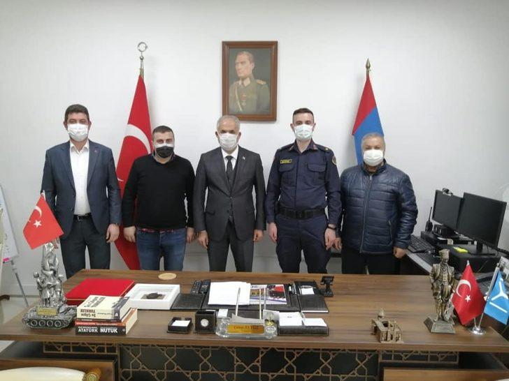 Başkan Yaman’dan İl Jandarma Komutanı Sandal’a ziyaret G2