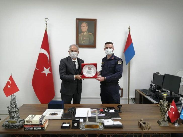 Başkan Yaman’dan İl Jandarma Komutanı Sandal’a ziyaret G4