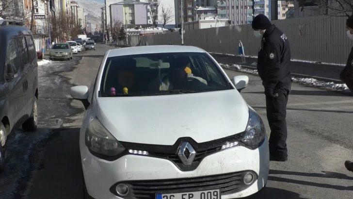 Kars’ta polisten eksi 12 derecede uygulama G4