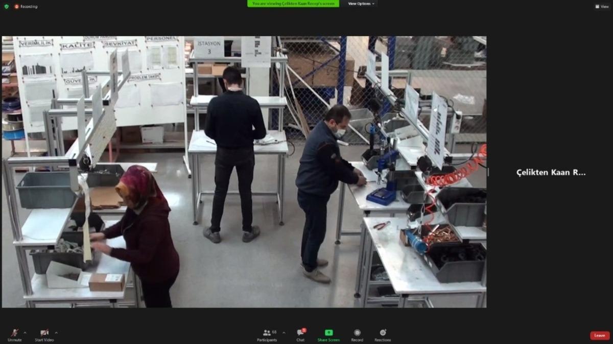 Online d&uuml;zenlenen yalın &uuml;retim seminerine fabrikalardan yoğun ilgi