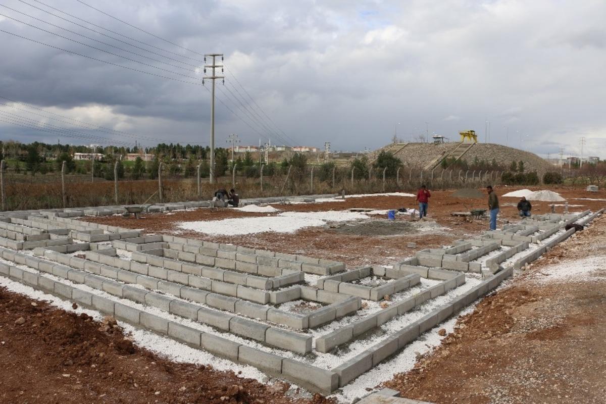 Organik tarım ve &uuml;retim merkezinde inşaat &ccedil;alışmaları başladı