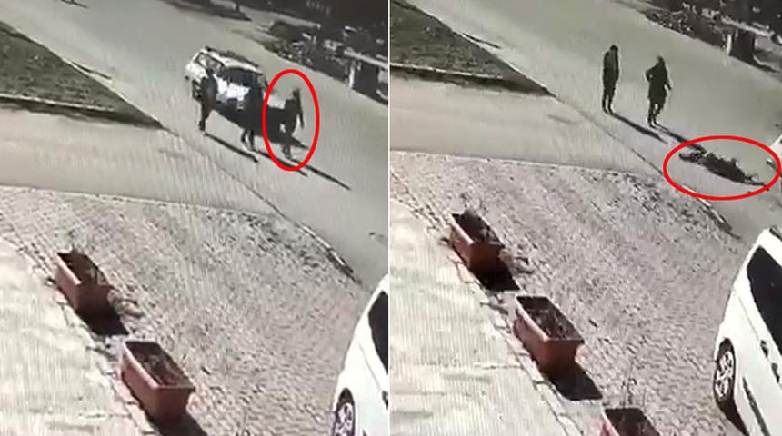 Telefonla konuşurken yolda yürüyen genç kıza çarptı, 'taşa çarptım' dedi