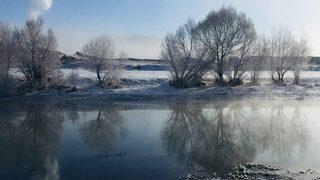 Bir kent buz tuttu! Sibirya'dan farksız görüntüler