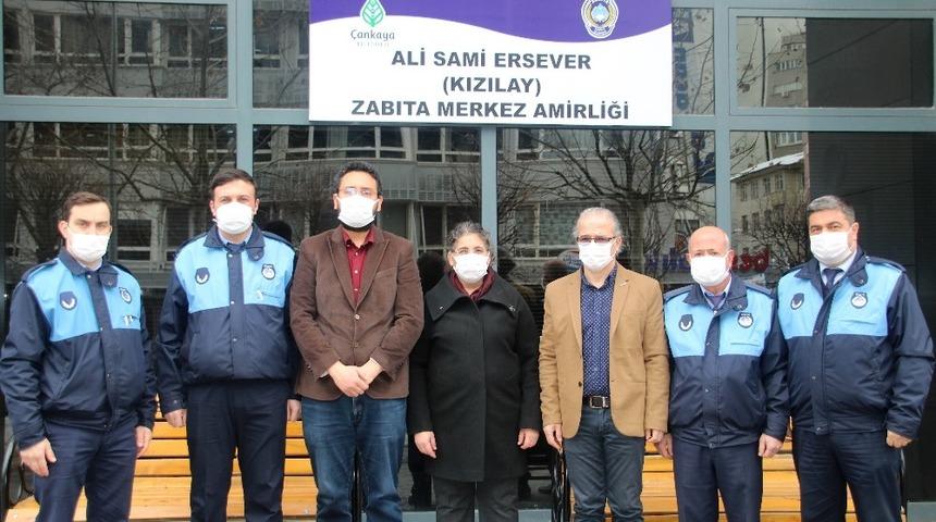 &Ccedil;ankaya Belediyesi zabıta sorumlusunun adını g&ouml;rev yaptığı merkeze verdi