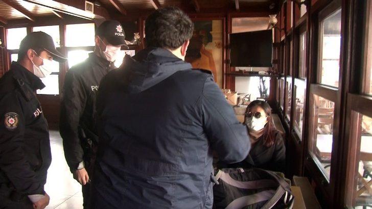 Kısıtlama günü çay bahçesi keyfi polis drone’una yakalandı G2