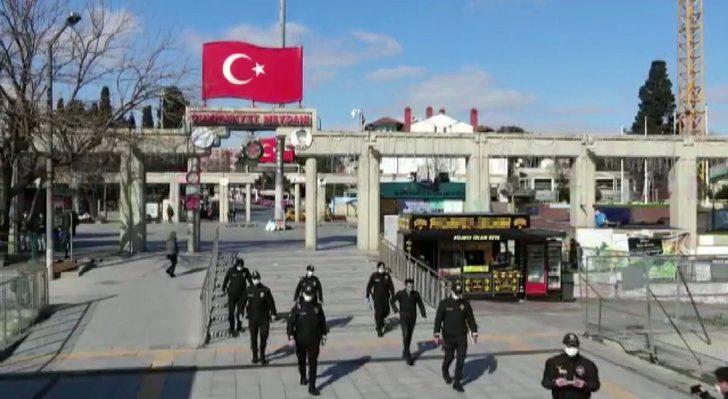 Kısıtlama günü çay bahçesi keyfi polis drone’una yakalandı G3