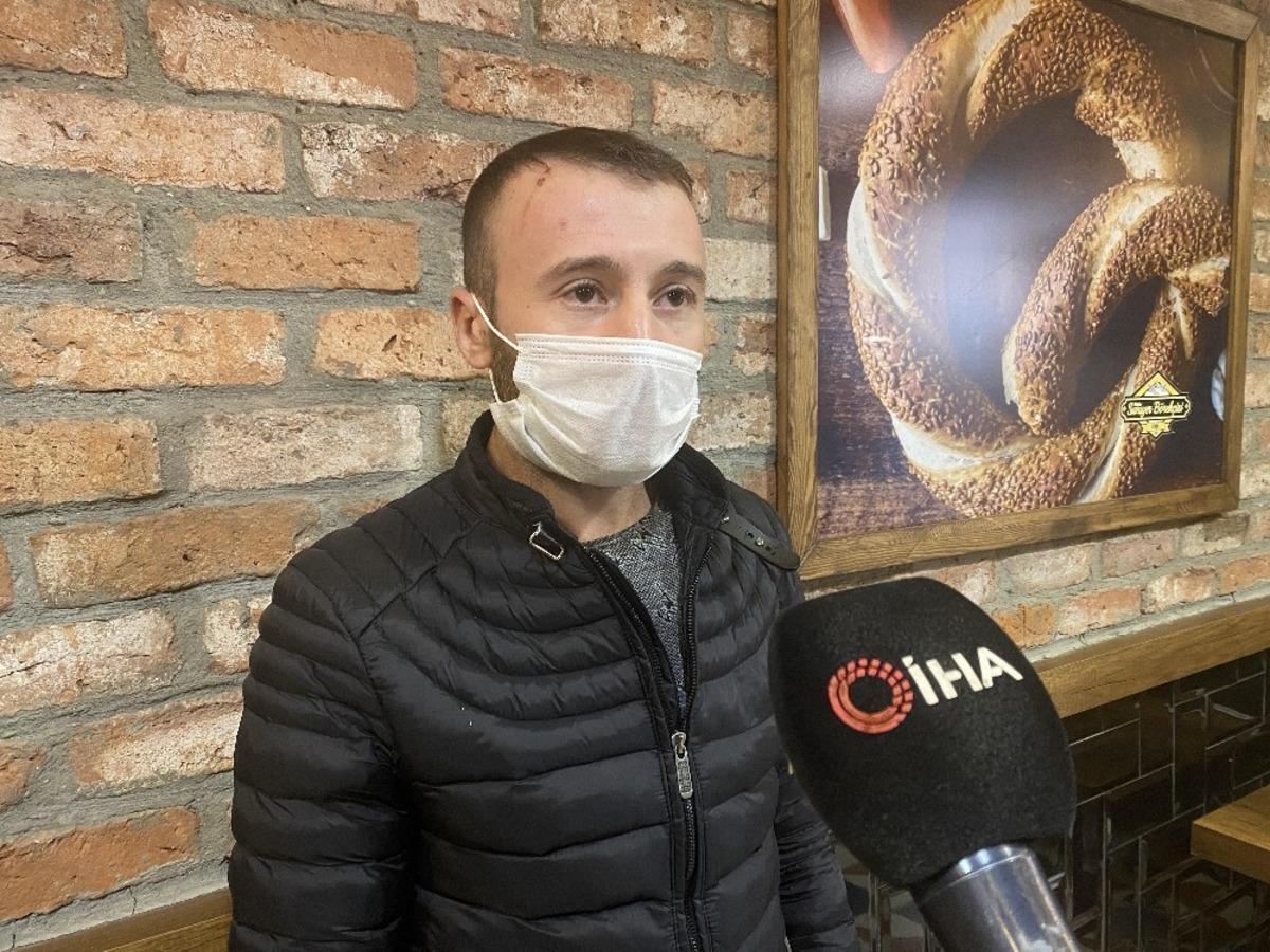Otelden atlayan şahsın &uuml;zerine d&uuml;şt&uuml;ğ&uuml; gen&ccedil; o anları anlattı