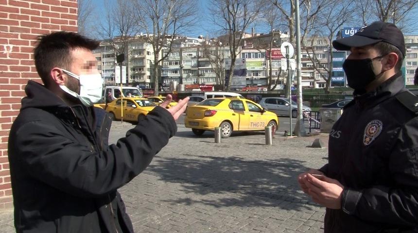 Kısıtlamada ceza yedi, 'şortum için ceza yazdınız' dedi