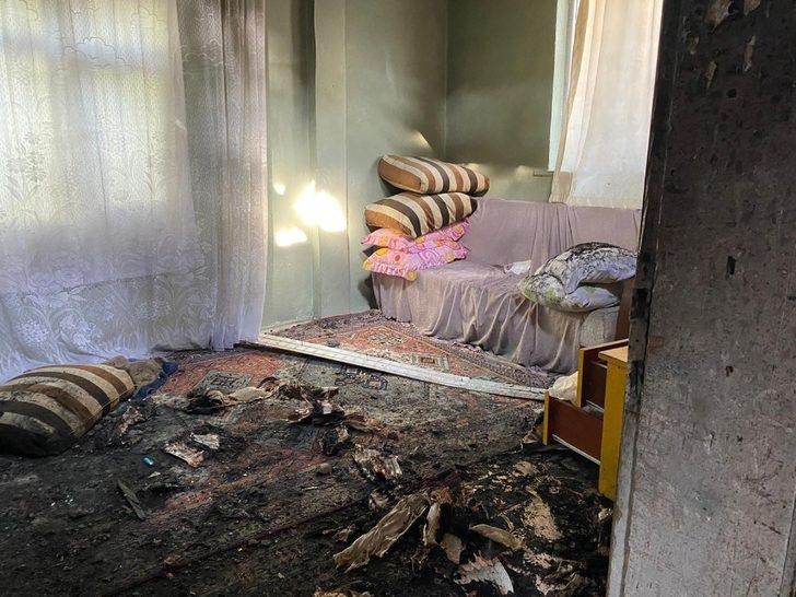 Evi yanan yabancı uyruklu ailelere Kızılay sahip çıktı G3