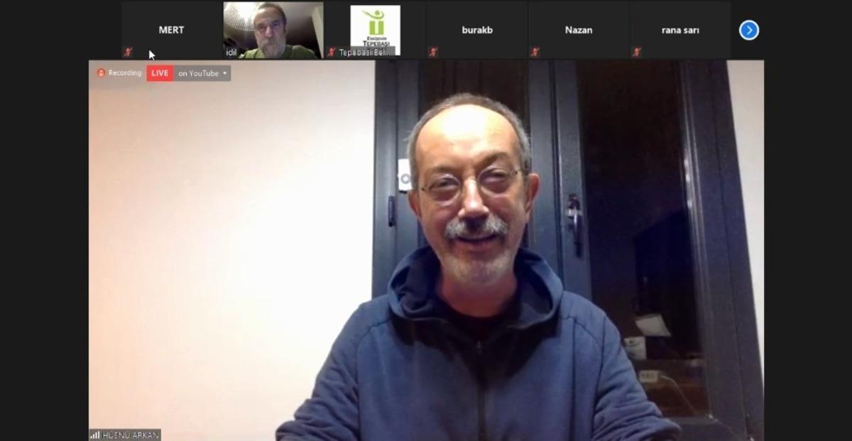 H&uuml;sn&uuml; Arkan, Kent&K&uuml;lt&uuml;r S&ouml;yleşileri&rsquo;ne katıldı