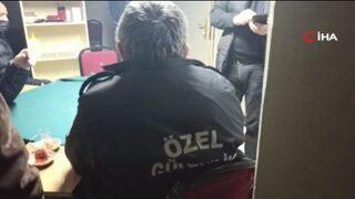 Kumar baskınında ‘Özel Güvenlik’ elbiseli oyunsever, polisi kandıramadı