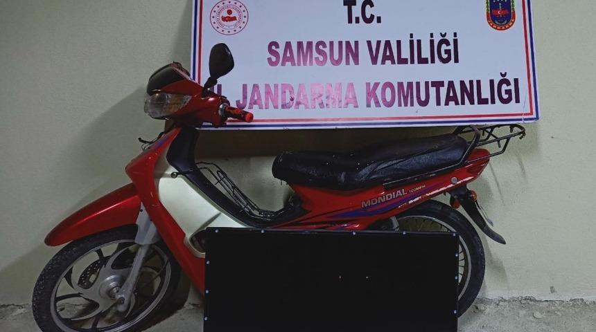Televizyon çalmak için motosiklet çaldılar