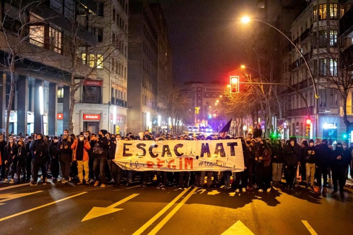 İspanya&rsquo;da rap&ccedil;i Hasel protestoları 6&rsquo;ıncı g&uuml;n&uuml;nde