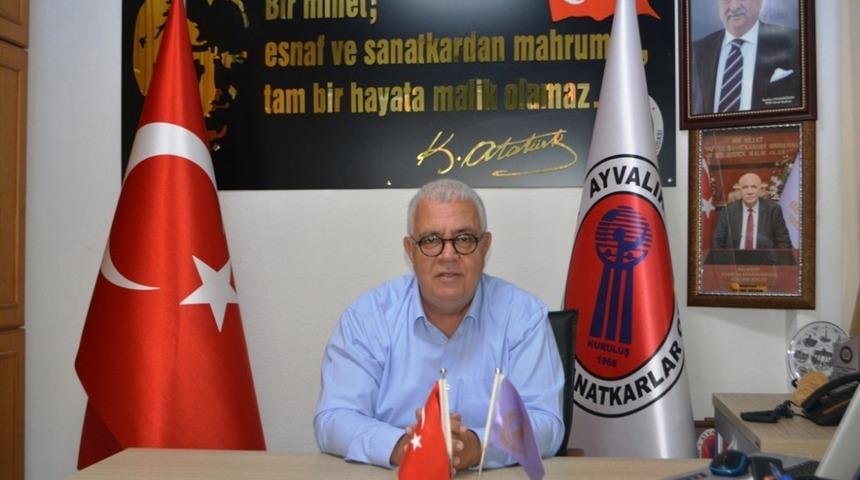 Ayvalık Esnaf Odası Başkanı &Ccedil;akırca&rsquo;dan esnafa son &ccedil;ağrı