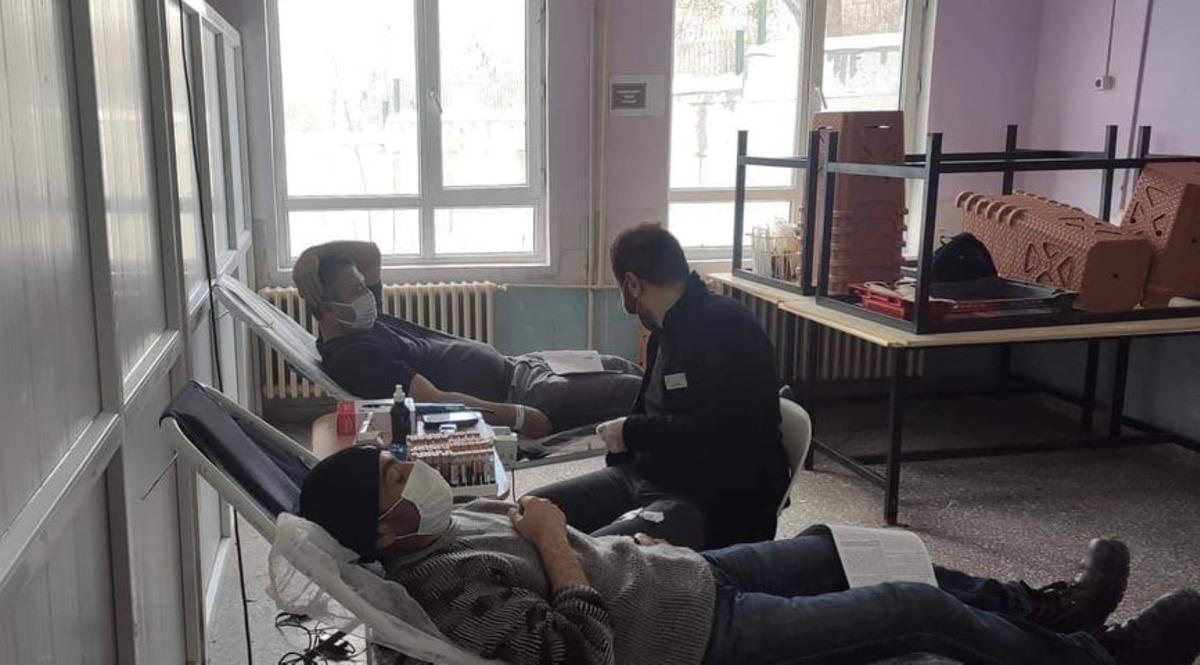 K&ouml;yde kan bağışı kampanyası