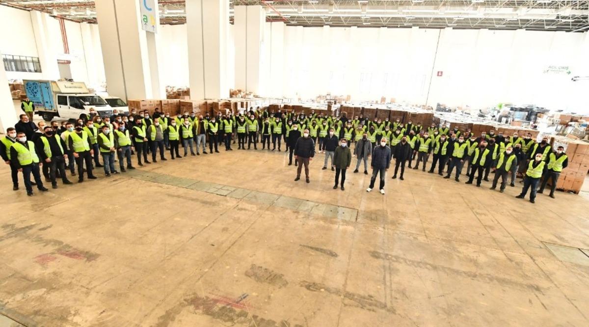 B&uuml;y&uuml;kşehir, 50 g&uuml;nde 90 bin hanenin kapısını &ccedil;aldı