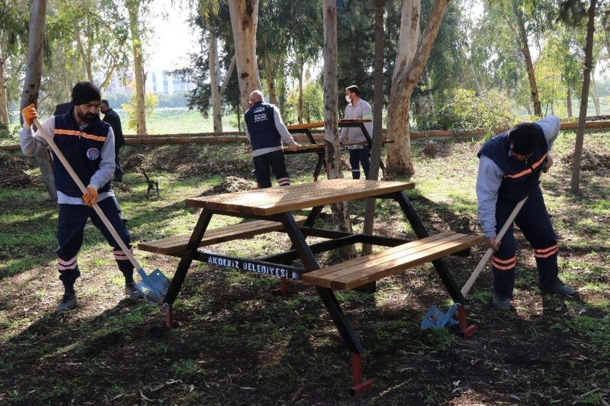 Karacailyas mesire alanı yenileniyor