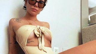 Türk sevgilisinden bebek bekleyen Halsey'den hamilelik pozu