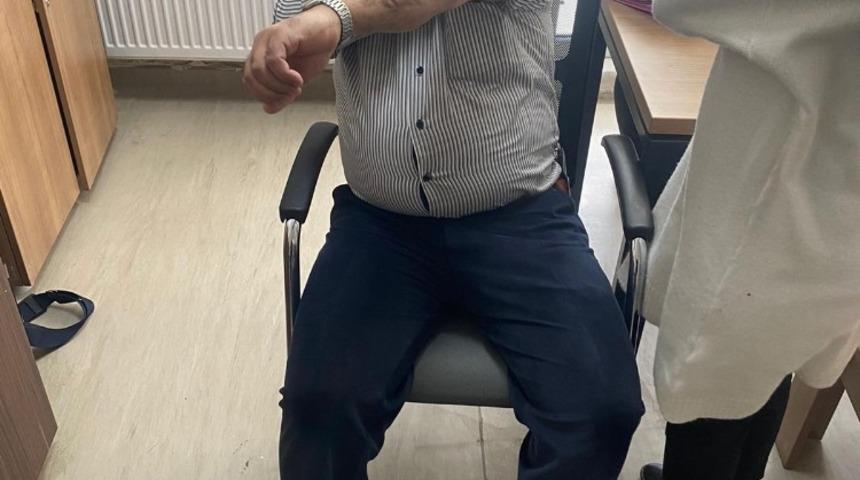 MHP Gerc&uuml;ş İl&ccedil;e Başkanı Keskin, korona vir&uuml;s aşısı oldu