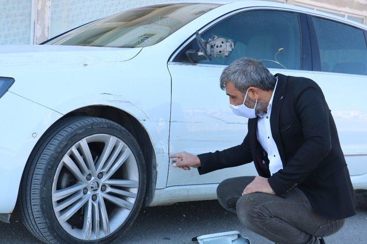 Park halindeki otomobile çarpıp kaçtı G2