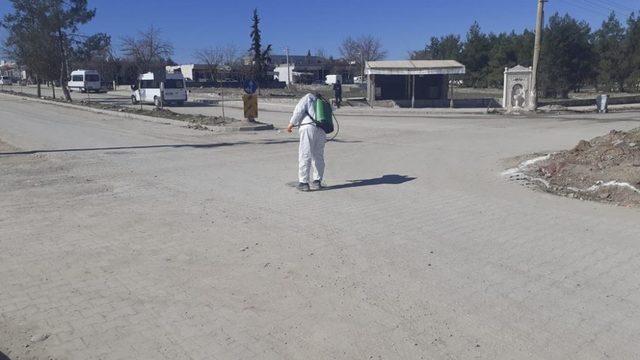 Samsat’ta larva ile mücadele çalışmaları başlatıldı