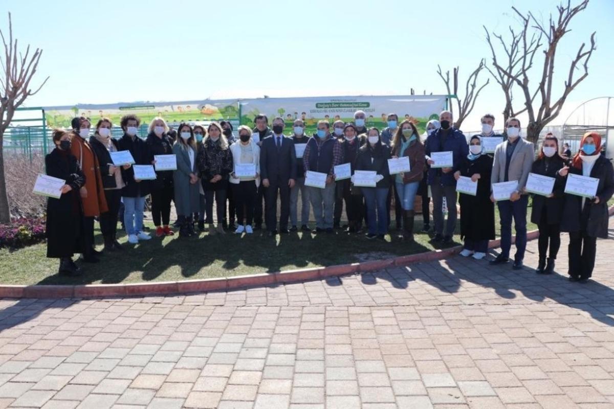 &lsquo;Ekolojik okuryazarlık&rsquo; sertifikaları dağıtıldı