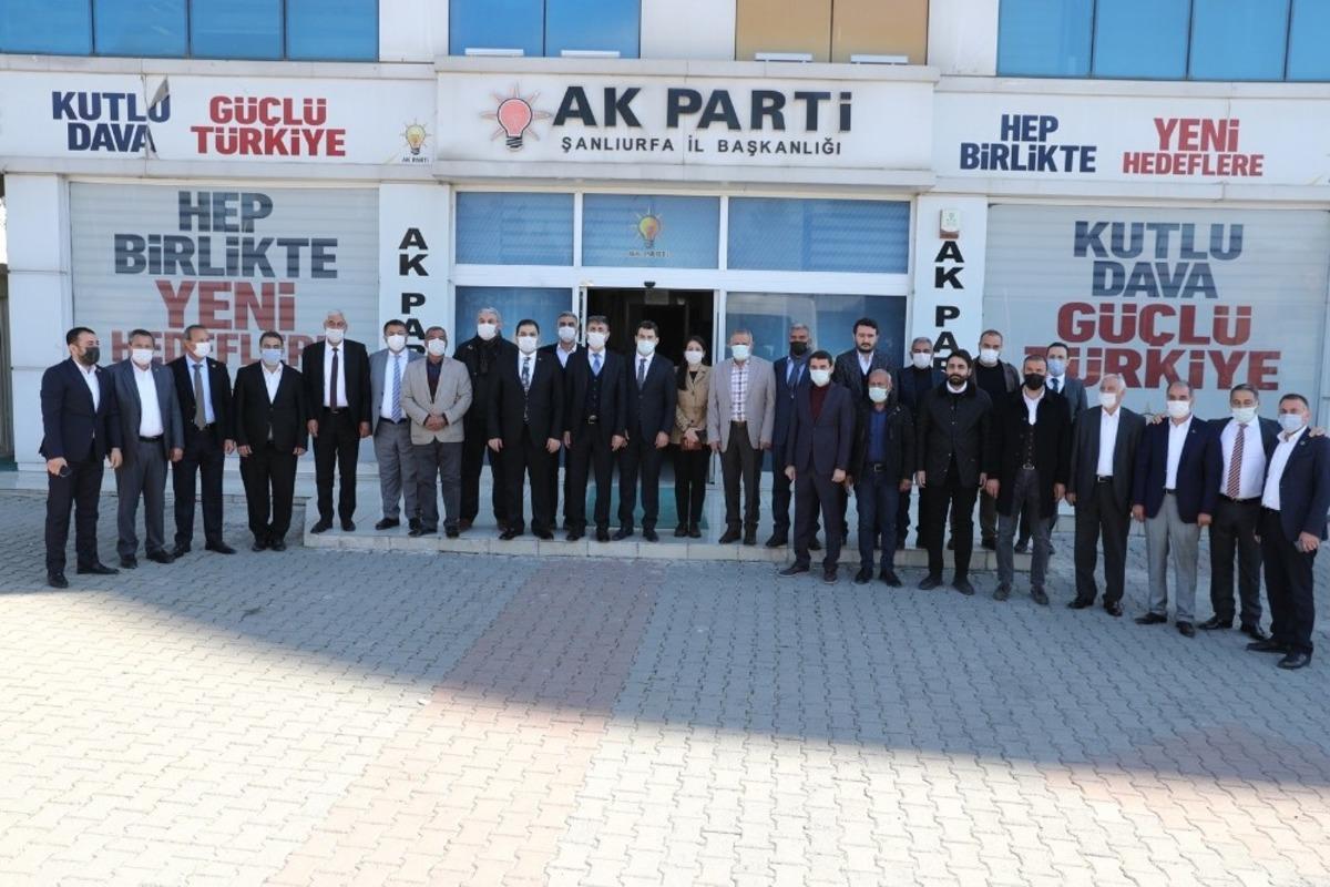 Canpolat AK Parti teşkilatıyla bir araya geldi