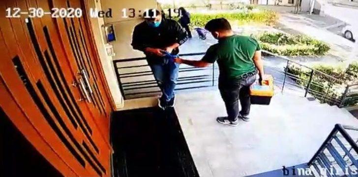 Kadıköy’de doktoru dolandıran sahte teknik servisçiler kamerada G4