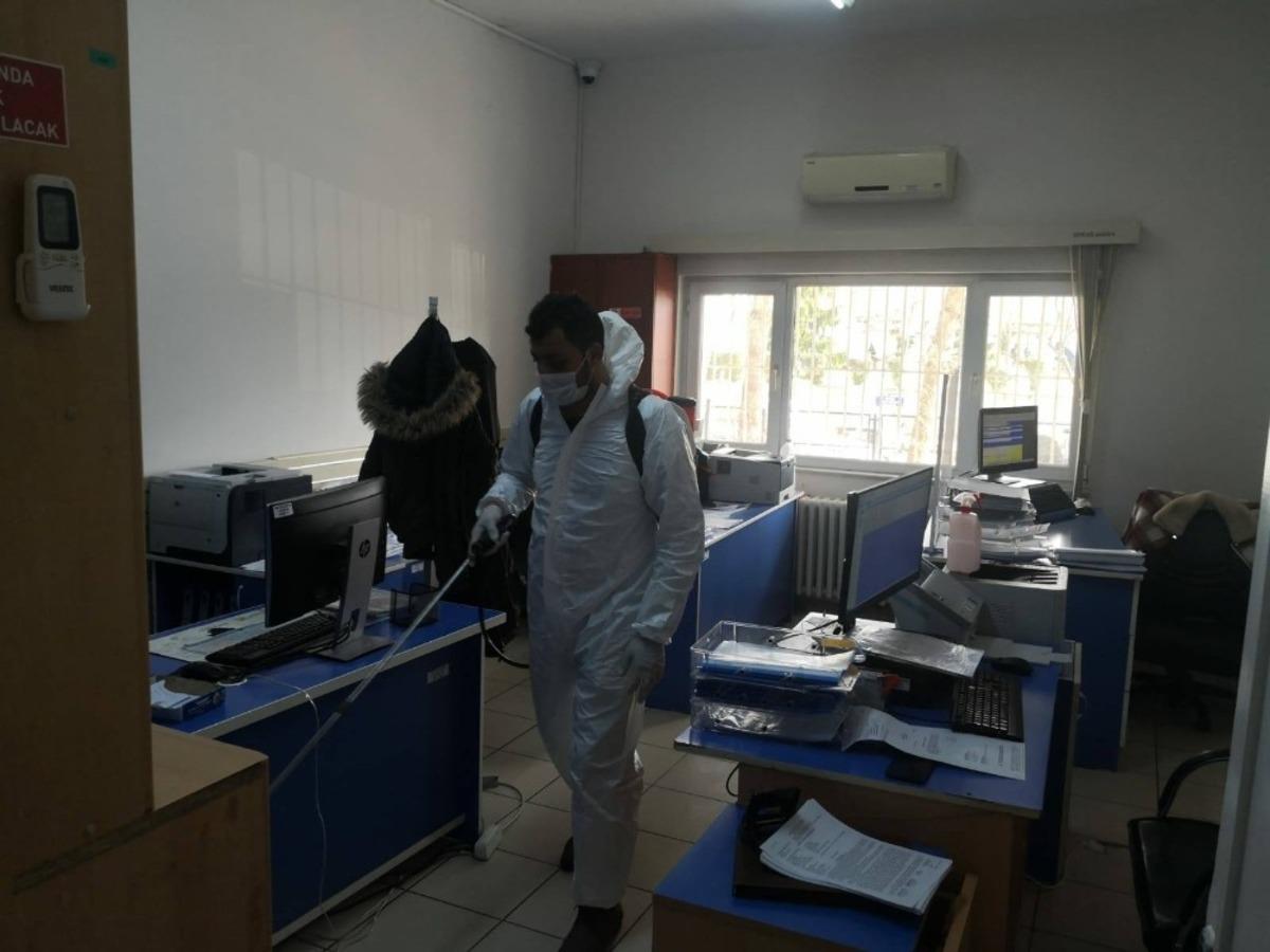 Bafra belediyesi dezenfeksiyon &ccedil;alışmalarına devam ediyor